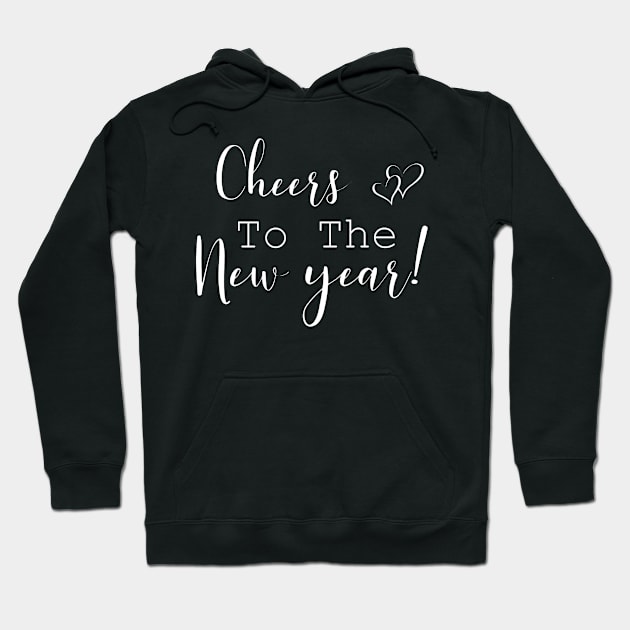 Cheers to the New Year Hoodie by LucyMacDesigns